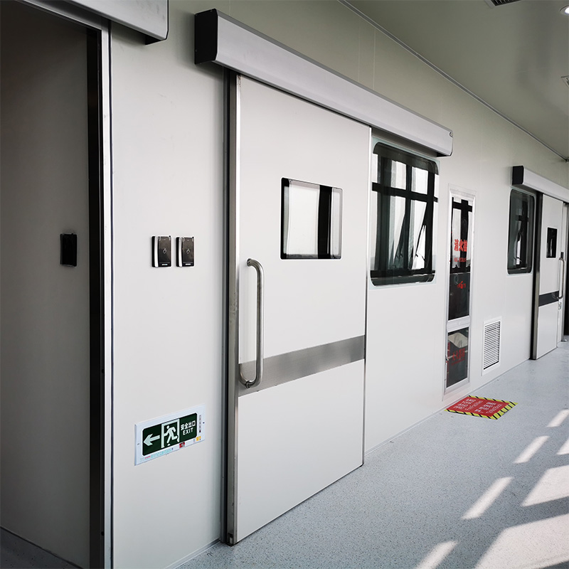 Porte scorrevoli automatiche in acciaio